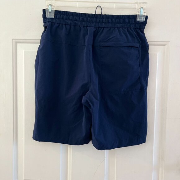 Lululemon Men's Blue Relaxed Fit Pull-On Light Woven Shorts 7" Sz SM - Picture 3 of 8